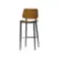 MIDJ JOE H65 medinė baro kėdė su metalinėmis kojomis